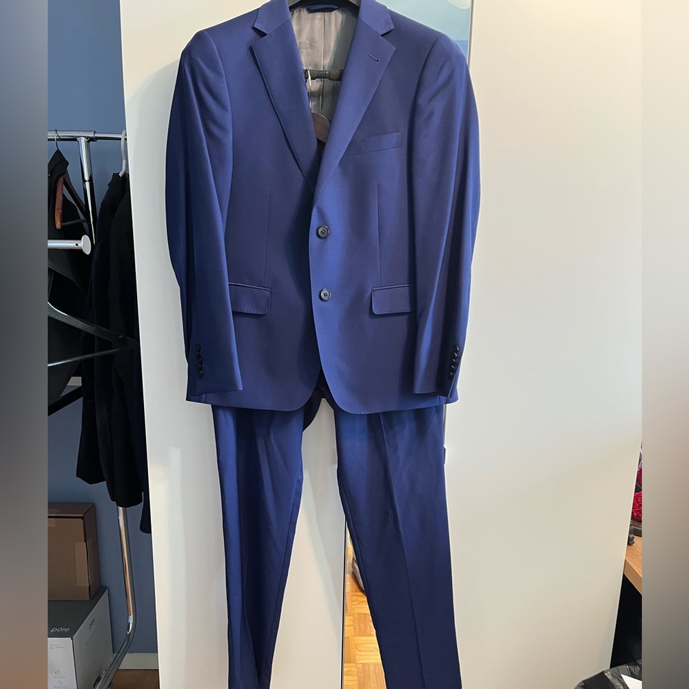 New Signor Terry Tailored made Men's Blue Suit